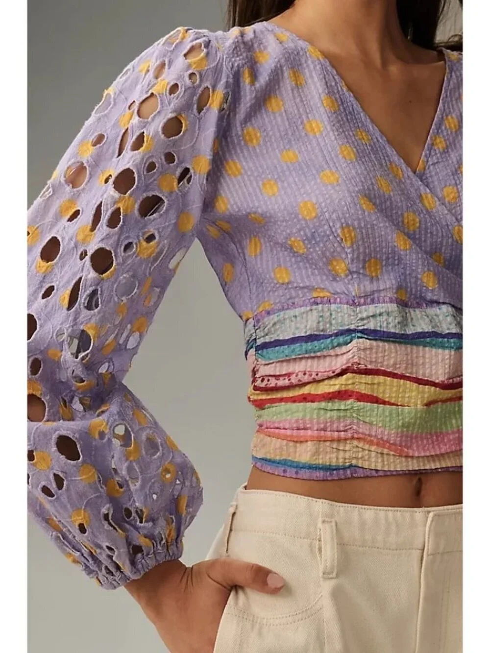 Anthropologie Conditions Apply Ernesta Wrap Top
